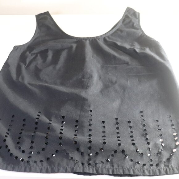Gap Black Laser Cut Tank Top Size XS - Picture 5 of 9